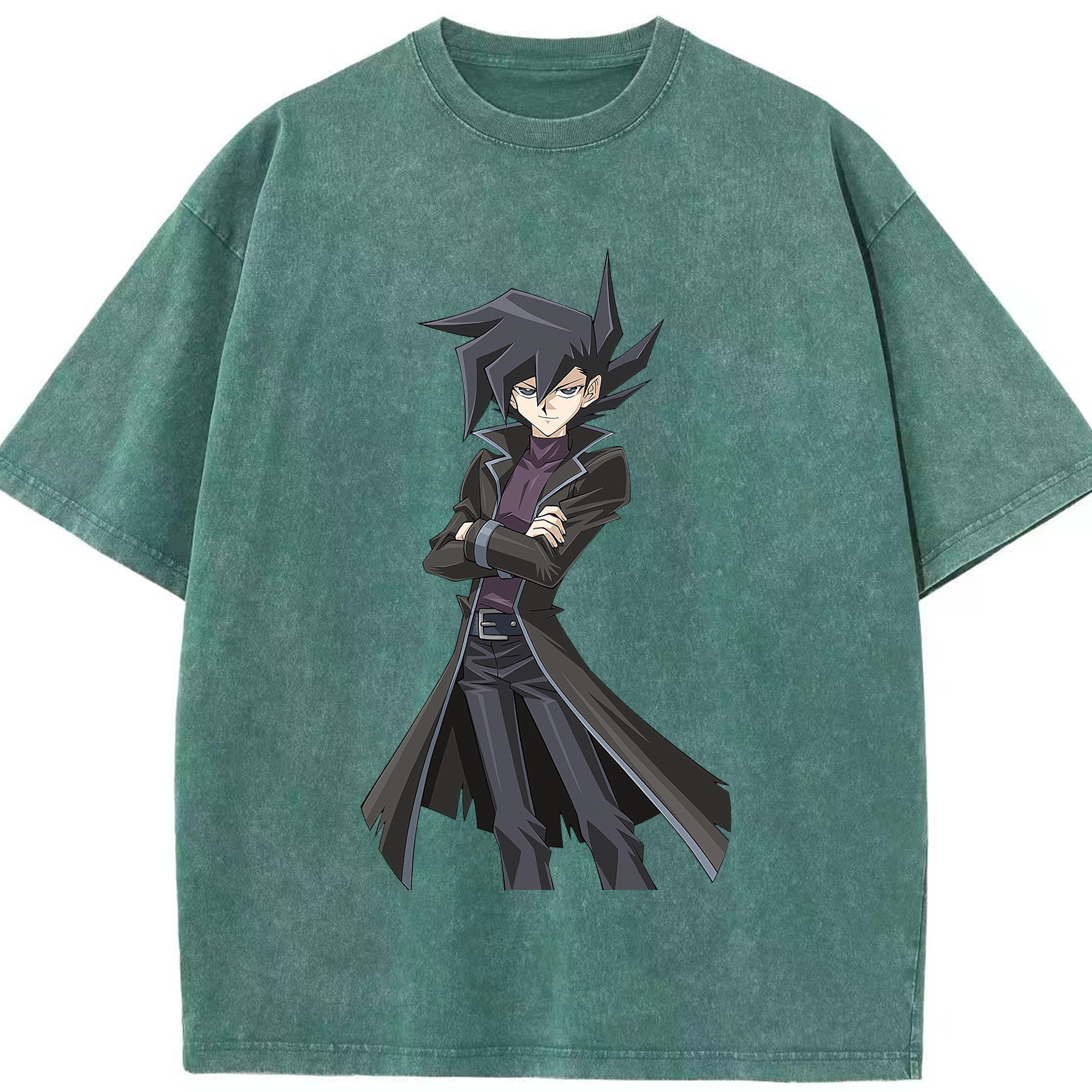 （画像用） 遊☆戯☆王 Yu-Gi-Oh! 綿100% ヴィンテージ風 半袖Tシャツ（フロントプリント）